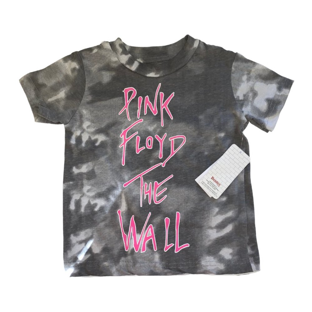 NWT Pink Floyd The Wall Grey Tie Dye T-shirt Size 18 Months Kids Concert Tee